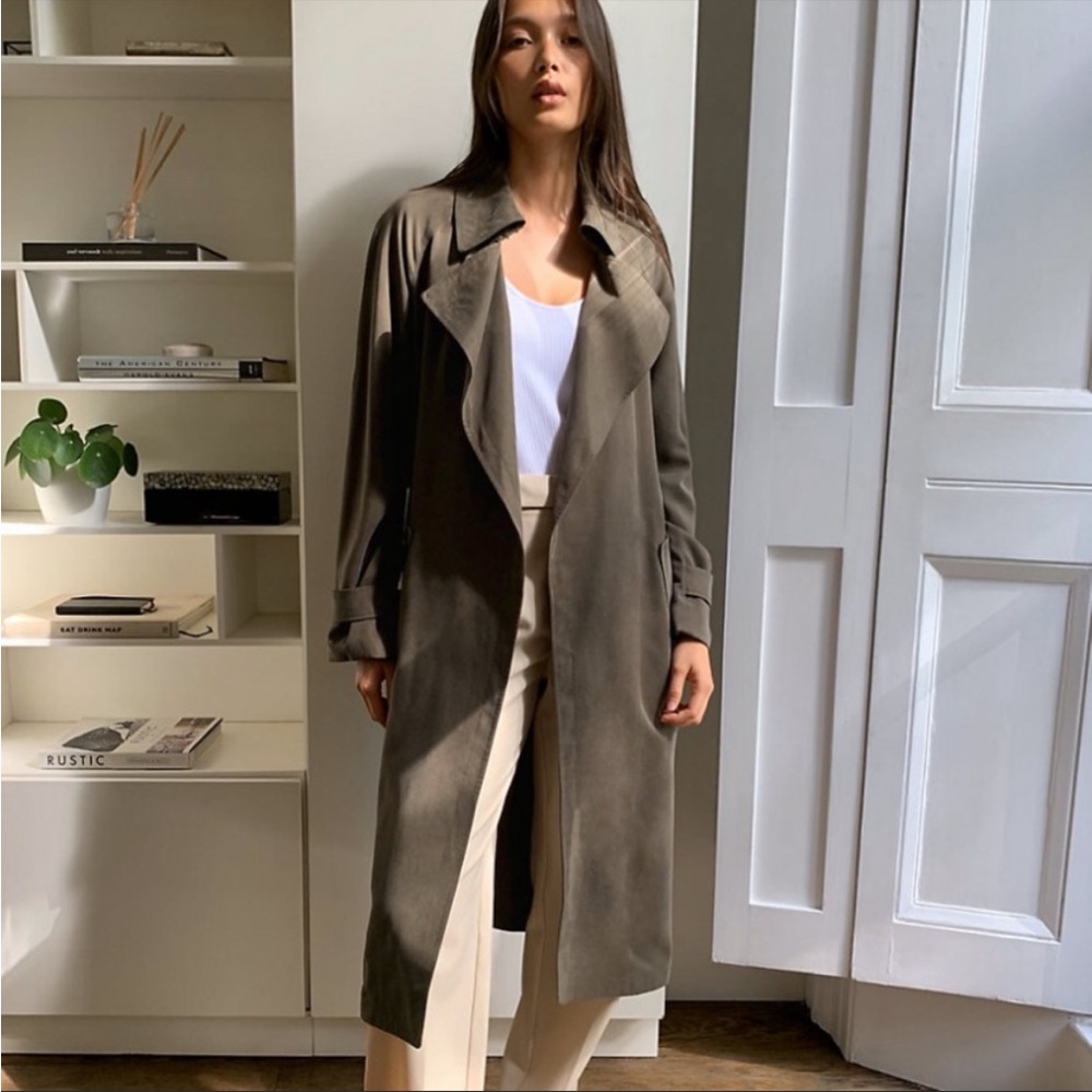 Aritzia Babaton Lawson trench coat in Monterey